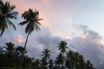 Stormy weather in Fuvahmulah, the maldives