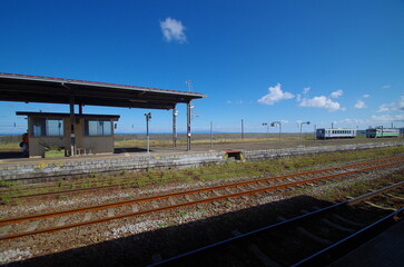 森駅のホーム