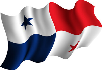 Panama Realistic 3D Waving Flag