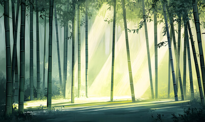 Dreamlike Landscapes and Mystical Gardens with Vibrant Flowers and Glowing Nature