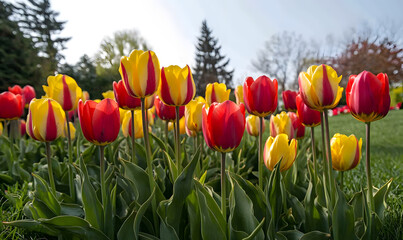 Dreamlike Landscapes and Mystical Gardens with Vibrant Flowers and Glowing Nature