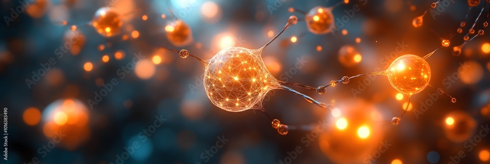 Aufkleber Futuristic digital landscape depicting the concept of intelligence controlling and manipulating human beings through advanced neural network models and technologies. Minimalist,abstract.