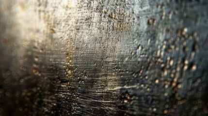 Obraz premium Metallic backgrounds with brushed or hammered finishes, sleek and modern, Urban, Cool tones, Photograph, Industrial elegance