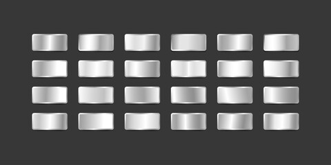 Obraz premium Metallic grey or silver colour gradient