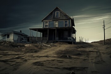 House exterior architecture building outdoors.