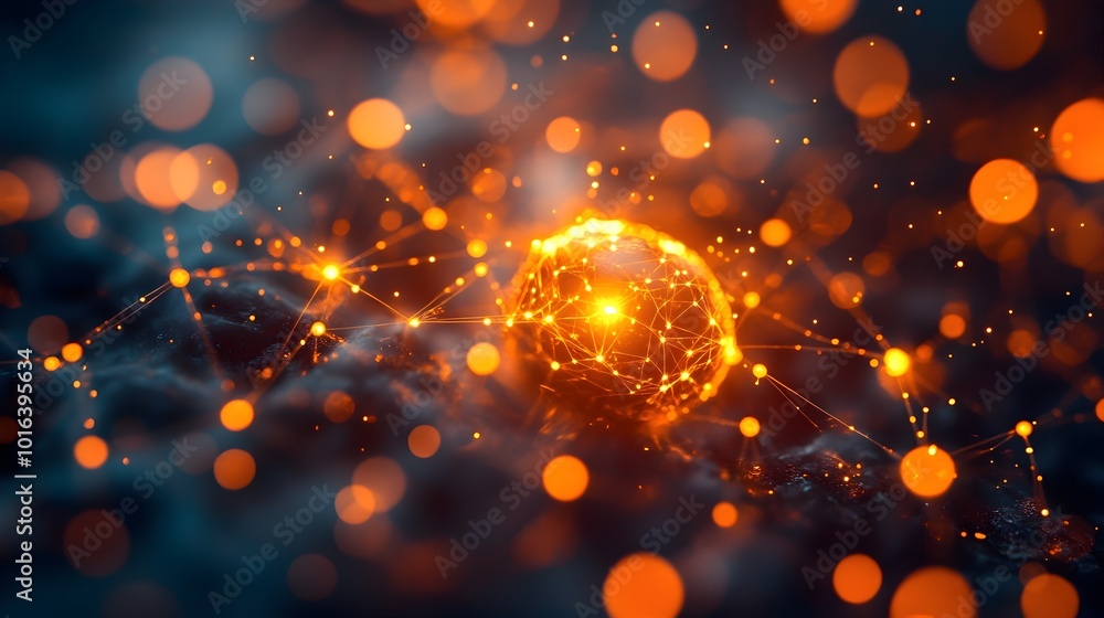 Fototapete vibrant and captivating digital artwork depicting a mesmerizing cosmic explosion of radiant energy,g