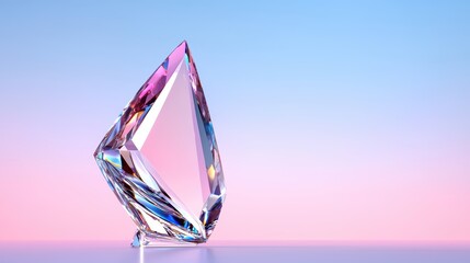 Crystal Prism on Gradient