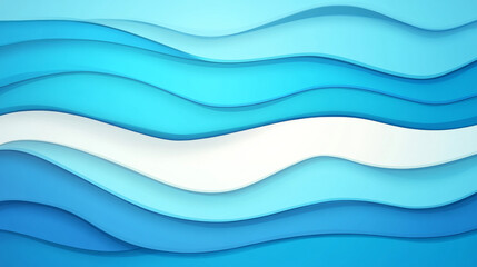 Fototapeta premium Abstract blue and white wavy background, perfect for modern designs.