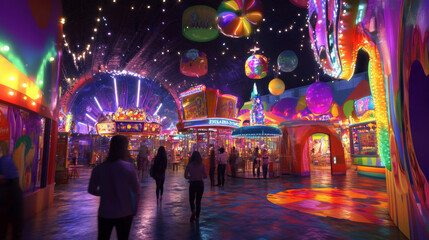 Explore the Vibrant and Whimsical World of Indoor Amusement Parks: A Journey through Colorful Attractions and Unforgettable Experiences