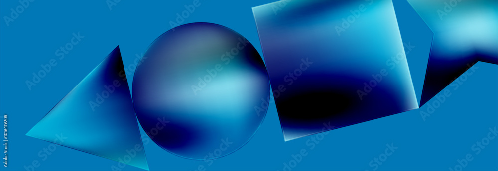 Poster neon color geometric shapes square triangle circle abstract background. vector illustration for wall