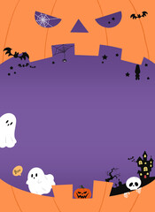 halloween background with pumpkin