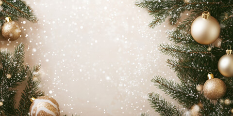 Light background for Christmas deal advertisement