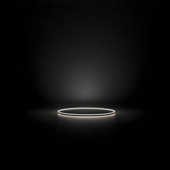stage with spotlight