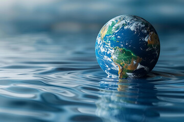 Beautiful greeting card with holiday composition for world environment day