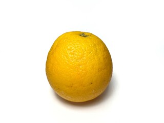 Fresh orange isolated on white background. Sunkist