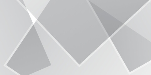 Obraz premium Abstract grey white Geometric design background.background, pattern, abstract, vector, business, texture, design, technology, banner, paper, illustration, light, space, concept, wall, white, interior 