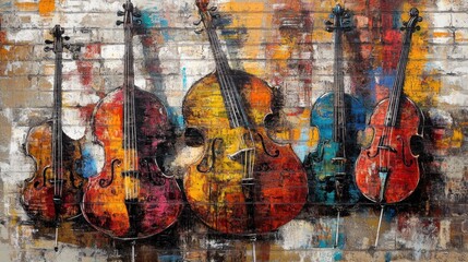 Colorful String Instruments