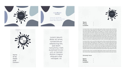 Brand Idenity with all necessary elements, template design