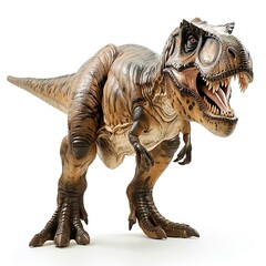 Fototapeta premium tyrannosaurus rex dinosaur isolated on white