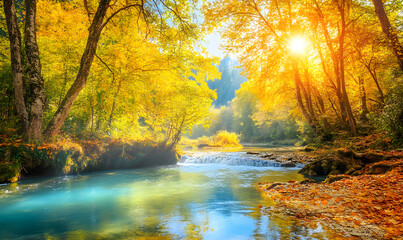 Obraz premium Stunning Nature Landscapes: Mountains, Forests, Oceans, and Serene Vistas.