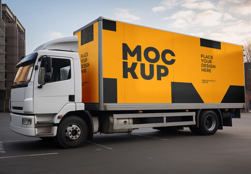 Truck Mockup Generated with AI