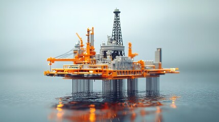 Fototapeta premium offshore drilling rig