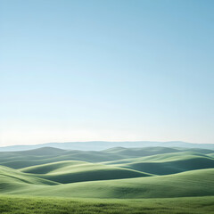 Obraz premium landscape with field and sky