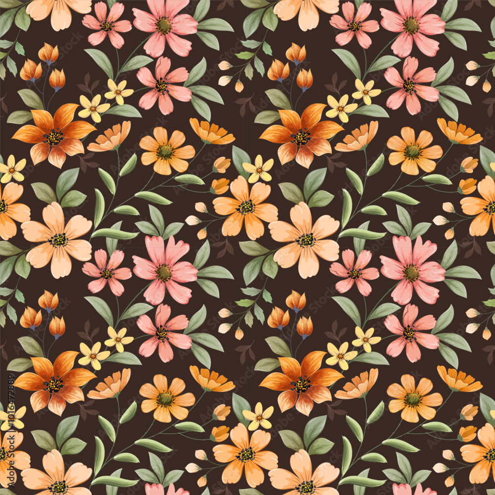 Poster Flowers pattern1348