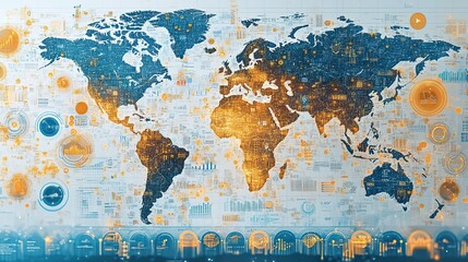 a visual representation of sustainability analytics showcasing data driven insights for environmental impact resource efficiency and sustainable development.stock image