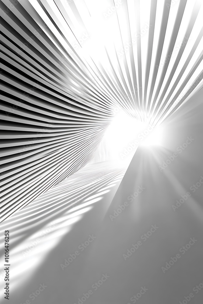 Poster minimalist beige and white abstract geometric background featuring diagonal shapes, creating a subtl