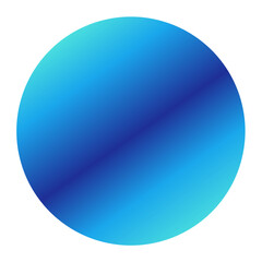 Colorful Gradient Circle on Transparent Background – Round UI Element for Digital Design, App Interface, and Web Graphics
