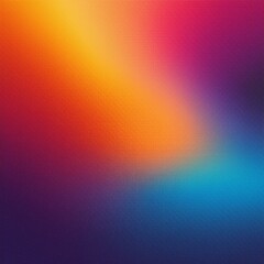 Abstract glowing orange blue red purple grainy gradient texture background summer poster and banner. Glowing noise texture gradient effect web banner or poster. Neon texture grainy gradient.