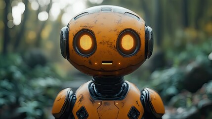 advanced technological machine learning and robot self recognition concept robot in self awareness process,artificial intelligence ai development,smart innovative machines.stock image