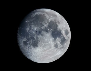 Obraz premium Full moon closeup