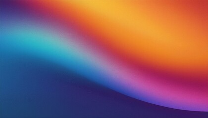 Grainy noisy background, abstract color gradient shape, vibrant glowing orange blue purple noise...