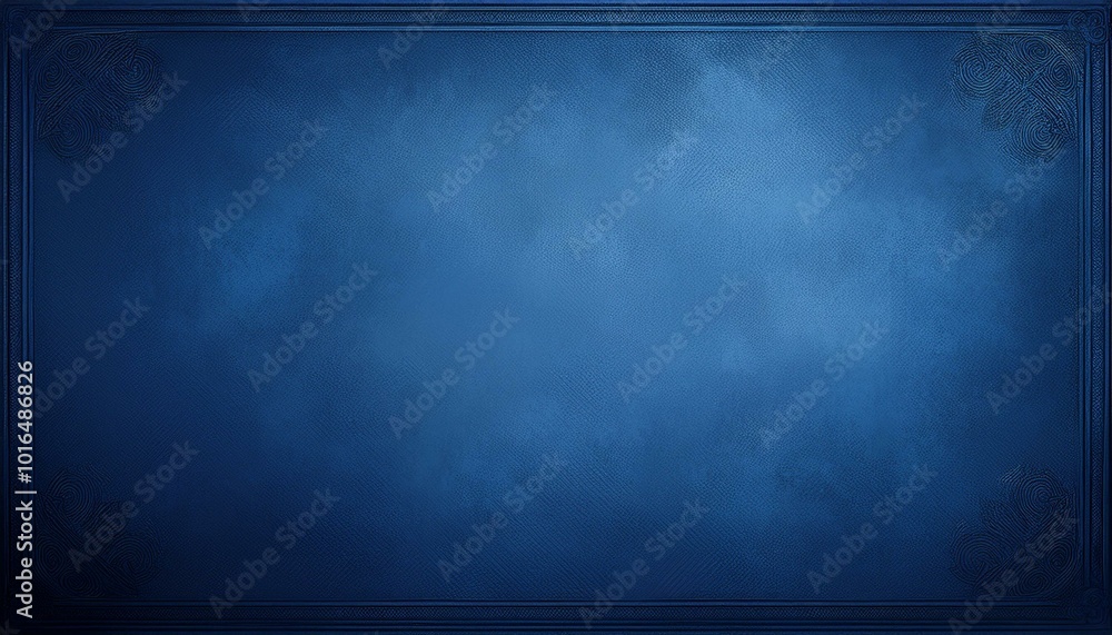Poster grunge blue background or texture with dark vignette borders