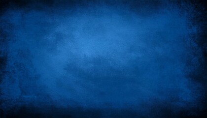 Fototapeta premium grunge blue background or texture with dark vignette borders