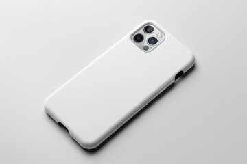 Sleek white smartphone case