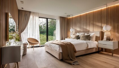 Modern italian style bedroom