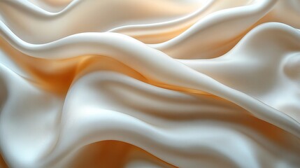 Obraz premium an exquisite photograph showcasing a smooth silky texture,a gradient of beige hues embodying the essence of aesthetic minimalism and elegant style perfect for a sophisticated backdrop.illustration