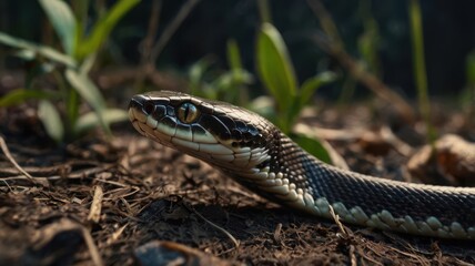 Fototapeta premium Snake, Lizard, Venom, Cobra, Teeth, Wildlife, Venomous Animals, Fangs, Scales