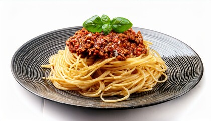 Traditional spaghetti bolognese