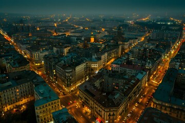 Obraz premium Night Cityscape