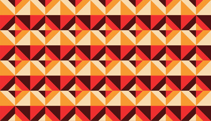 Square Modern Geometric Pattern combines bauhaus, abstract, shapes, graphic design. Perfect for printing, design backgrounds, wallpaper and tiles, gift wrapping