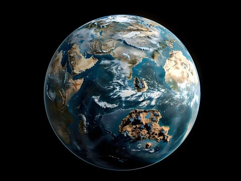 Merged Supercontinent   A Futuristic Vision of Earth s Geological Evolution