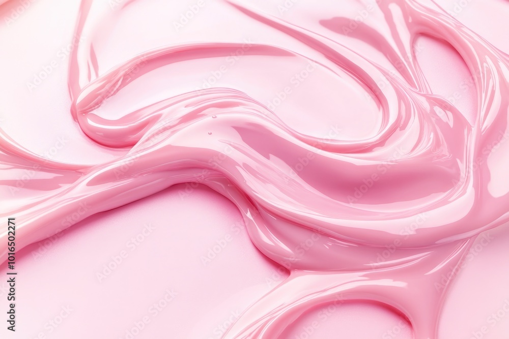 Poster a close-up shot of pink paint on a white surface, perfect for highlighting small details or adding a