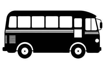 Bus Silhouette vector illustration