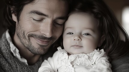 close up of parents cuddling their newborn baby.stock image