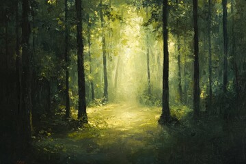 Abstract oil painting illustration background created with Generative AI