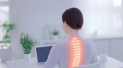 Bedeutung der richtigen Haltung im Büro für die Gesundheit der Wirbelsäule und die Produktivität